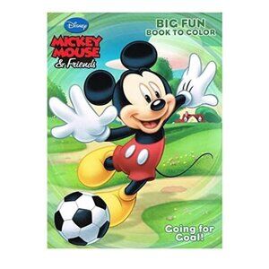 Mickey Mouse & Friends - Big Fun Coloring Books Go For The Goal! Soccer